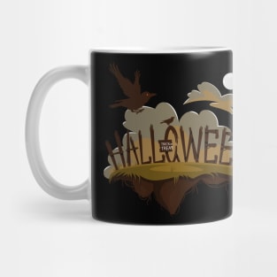 Halloween Scary Bird Mug